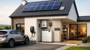 How Solar Panels, Home Batteries, and EV Chargers Can Work Together